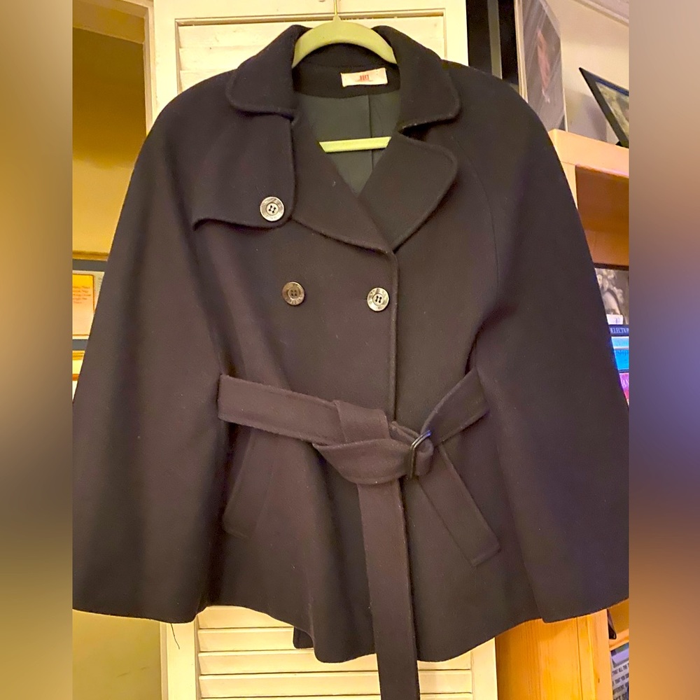 Jennifer Lopez Black Cape Jacket